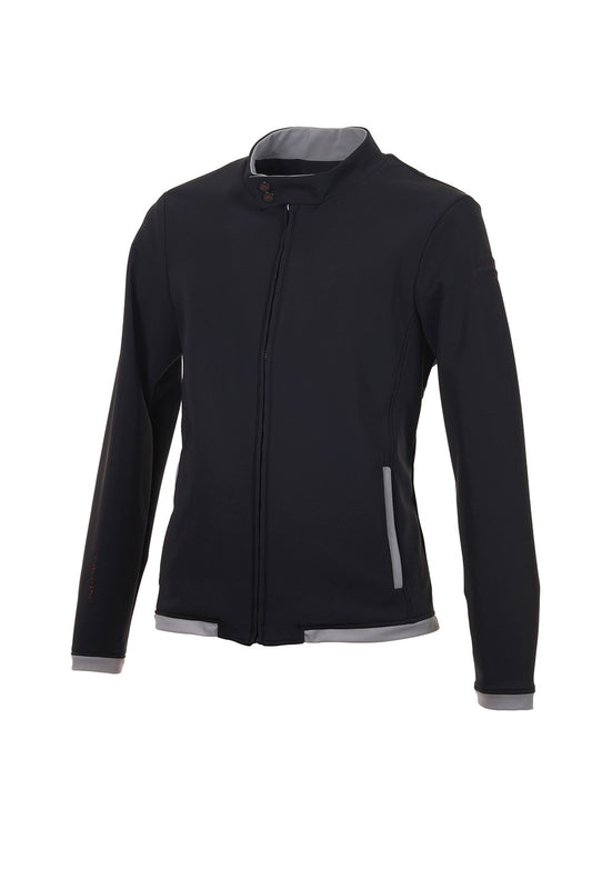 black | TOMMY | mid season | men bomber | technical fabric | man bomber | lothing | Makebe | equestrian | leisure time |