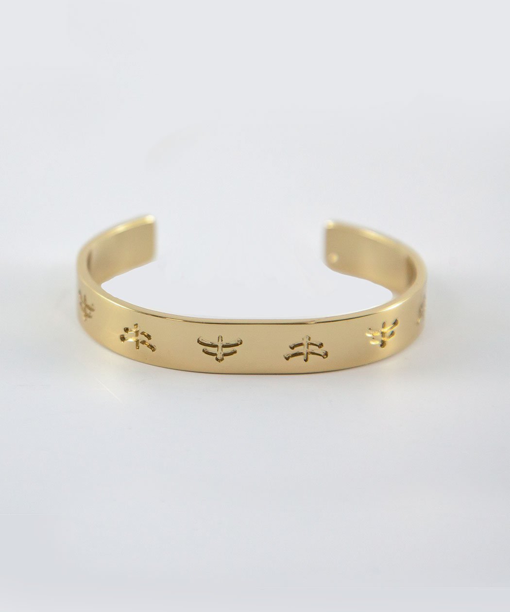 Temple brass bangle | bangle | brass | fashion accessories | Makebe | bracelet | riding | equestrian | made in Italy | handmade |